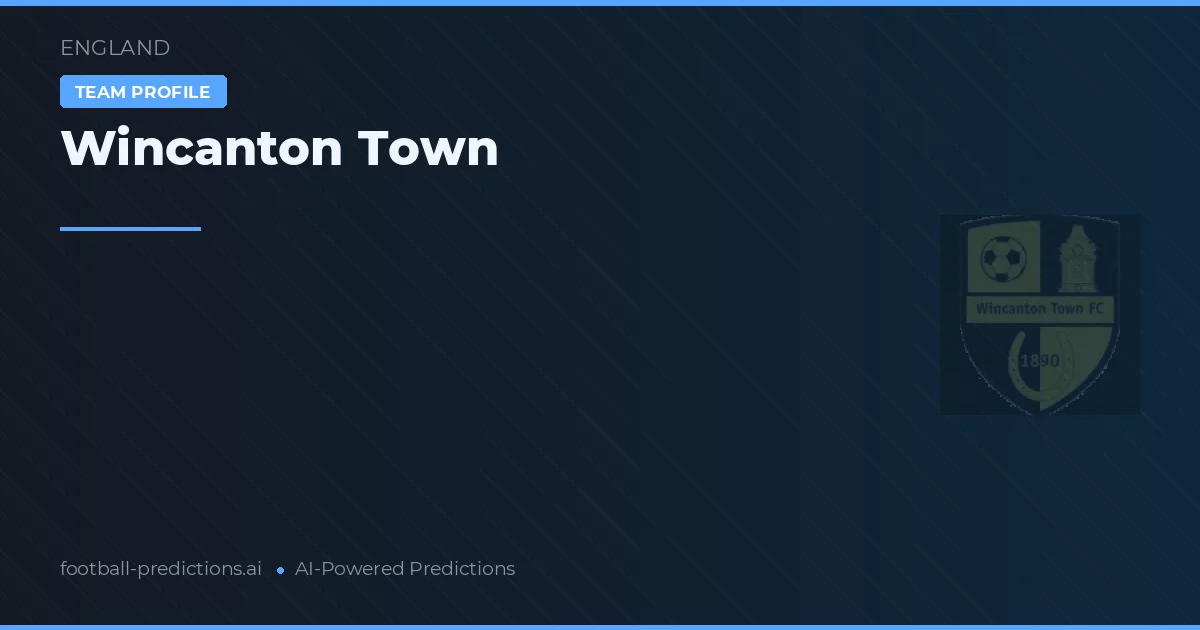 Wincanton Town Typy i statystyki