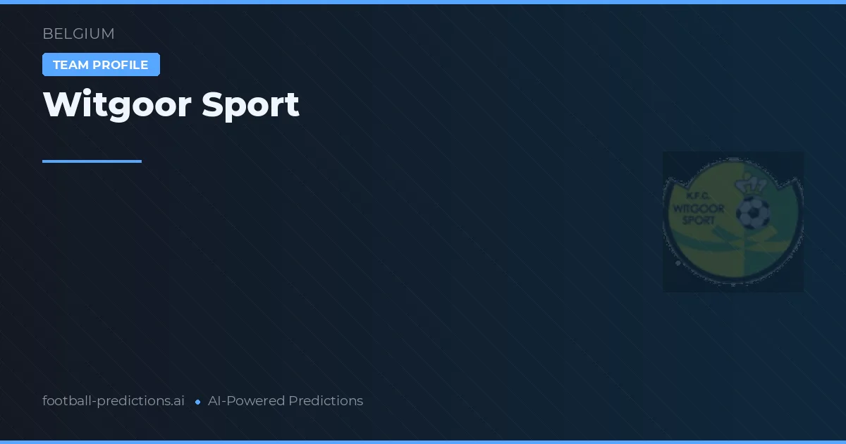 Witgoor Sport Typy i statystyki