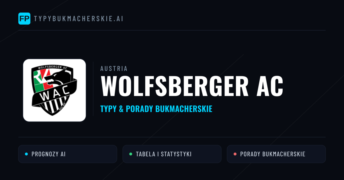 Wolfsberger AC Typy i statystyki