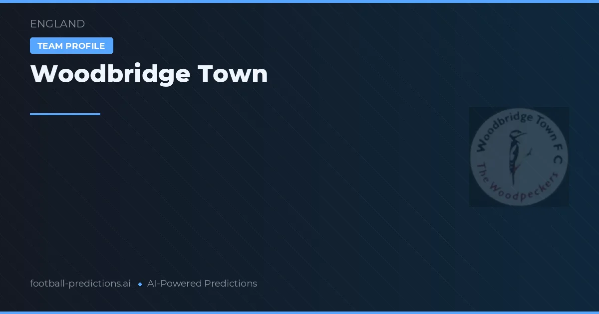 Woodbridge Town Typy i statystyki
