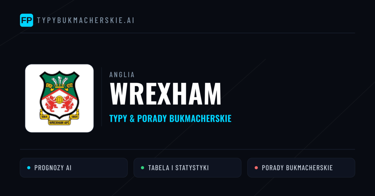 Wrexham Typy i statystyki