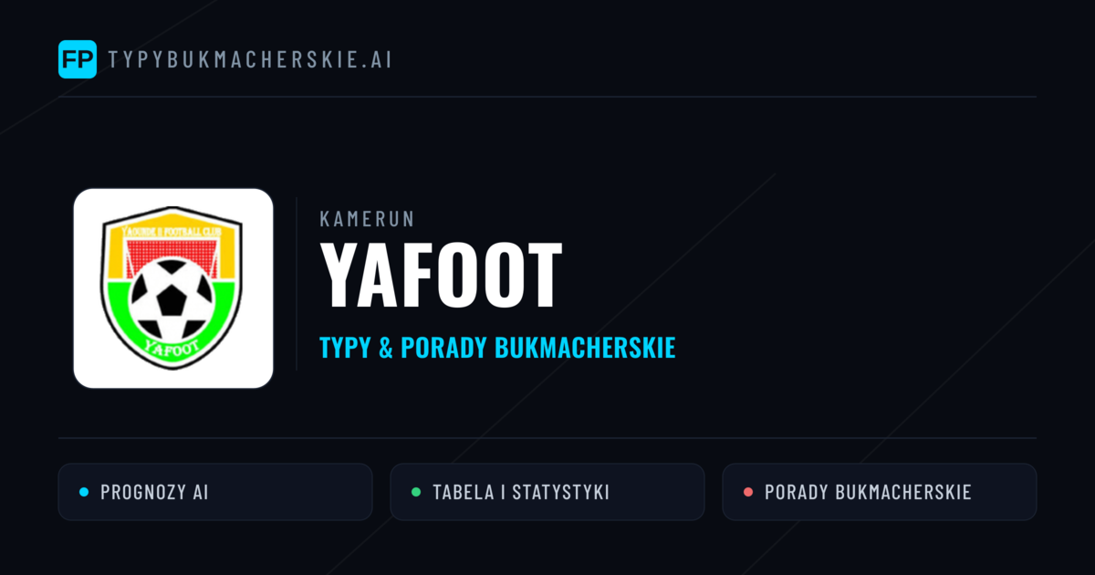 Yafoot Typy i statystyki