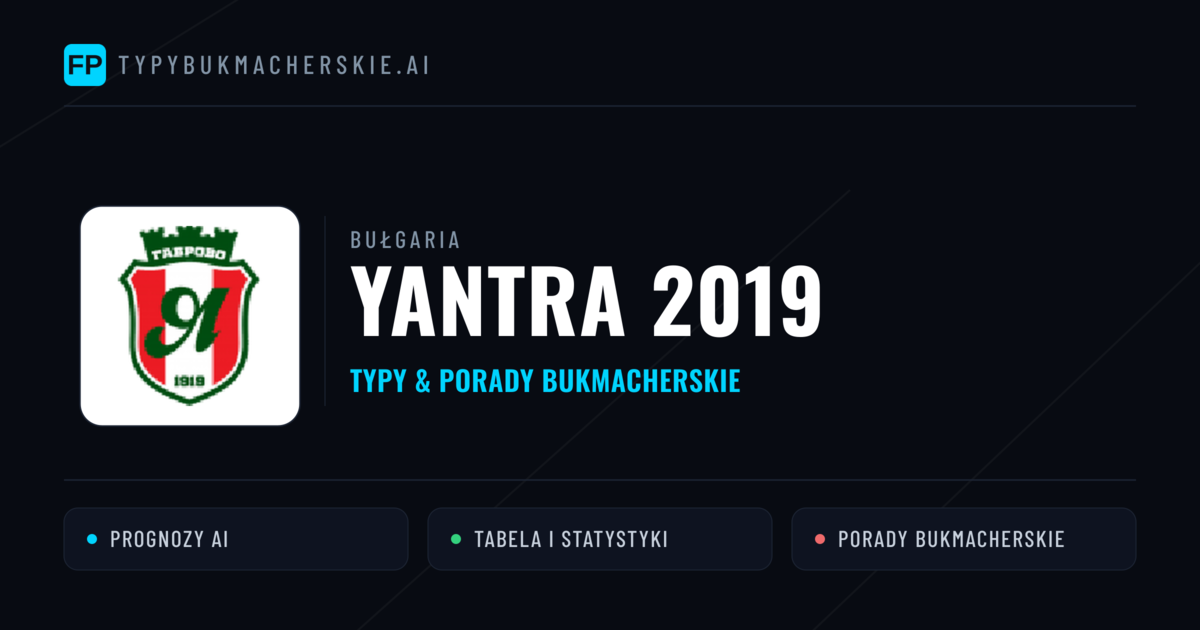 Yantra 2019 Typy i statystyki