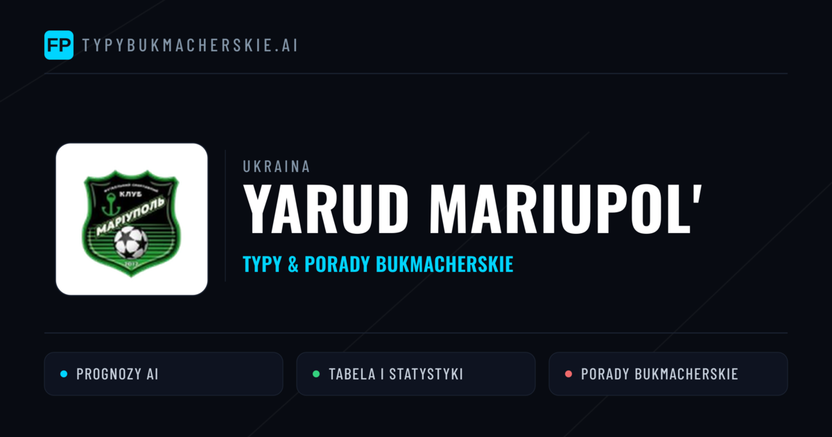 Yarud Mariupol' Typy i statystyki