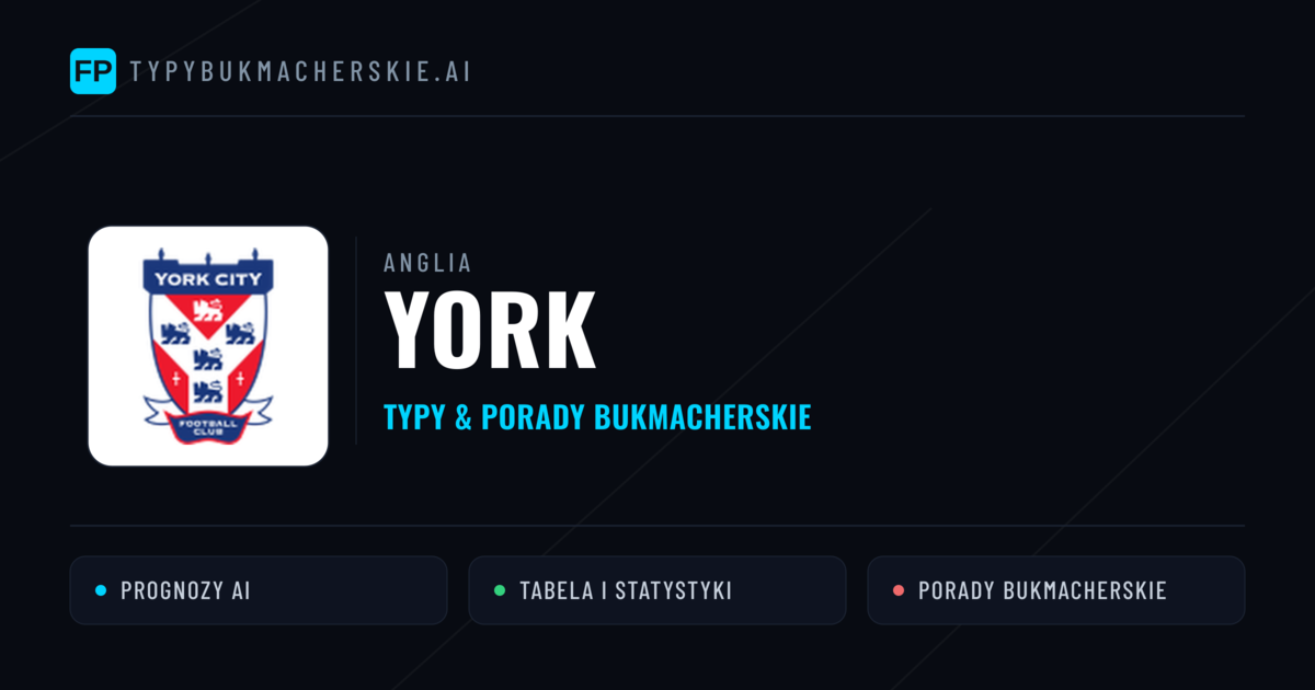 York Typy i statystyki