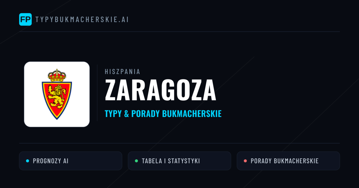 Zaragoza Typy i statystyki