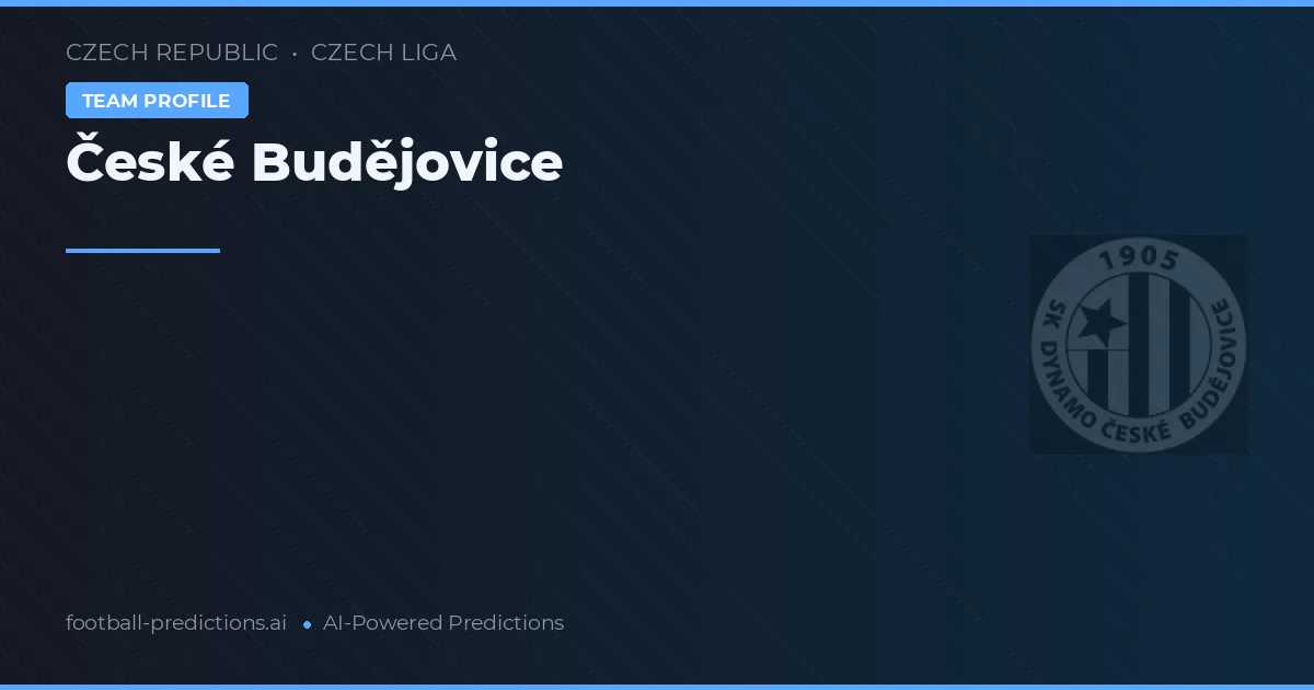 České Budějovice Typy i statystyki
